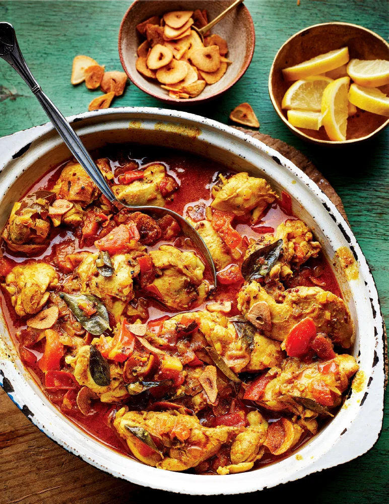 Poulet vindaloo de Goa