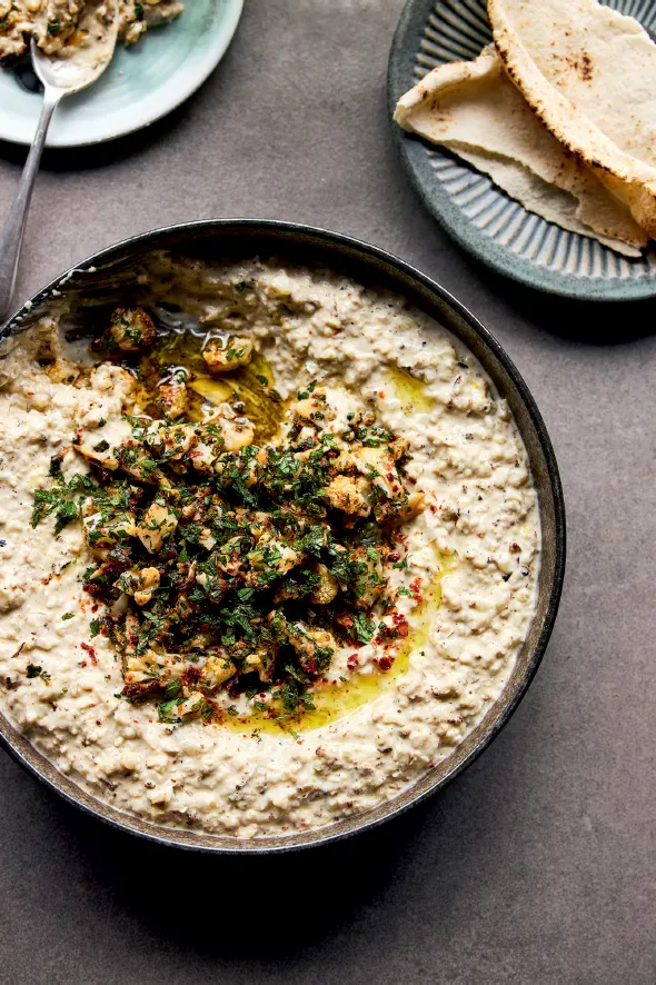 Moutabal de chou-fleur