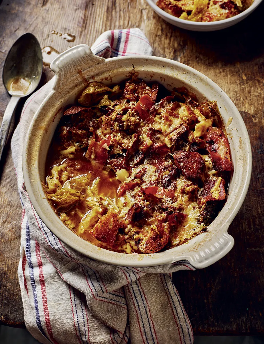 Soupe de chou et de pain de la Vallée d’Aoste (Zuppa valdostana)