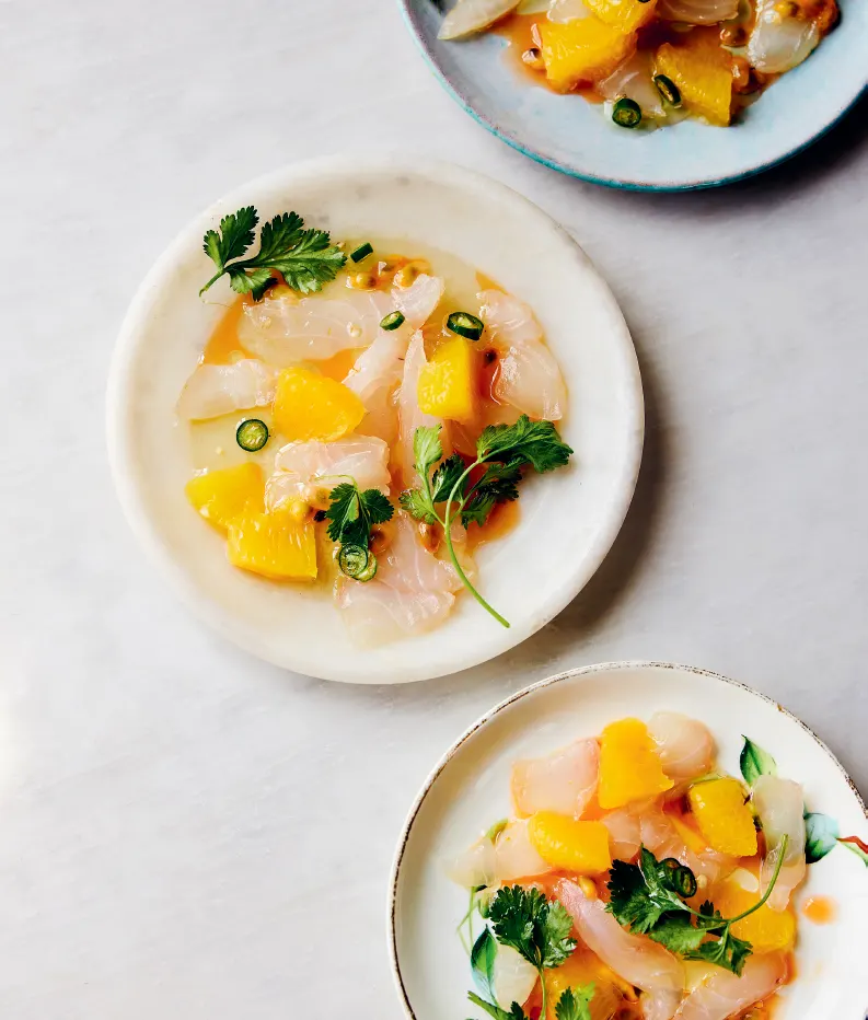 Grondin mariné à la vodka