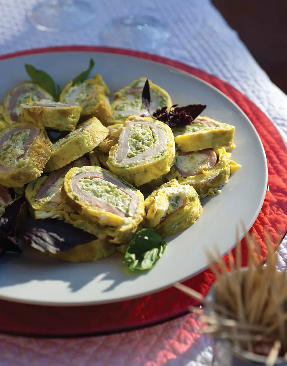 Rotolini à la crème de fèves